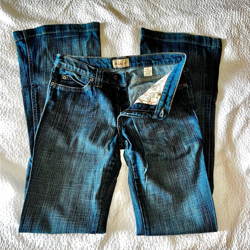 Rare Frankie B. Lily Pad Jeans Mint Condition Unavailable Anywhere Else!